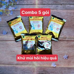 (Combo 5 gói) Men Xử Lý Bể Phốt Dragon Vàng - Bột Thông Bồn Cầu - Khử Mùi Hôi - Làm Tiêu Phân - Phòng Tắc Nghẽn Hầm Cầu Làm Sạch