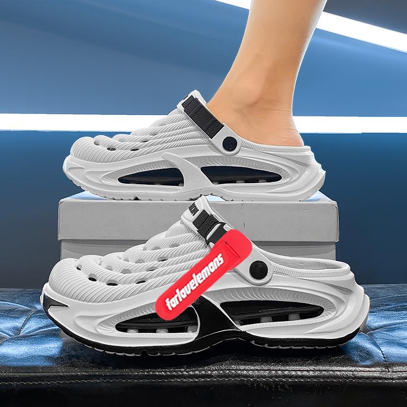 Slide & Co. Sandal Pria Slip On Outdoor & Casual | Sandal Sport Pria | Anti Slip Empuk Ringan Breathable