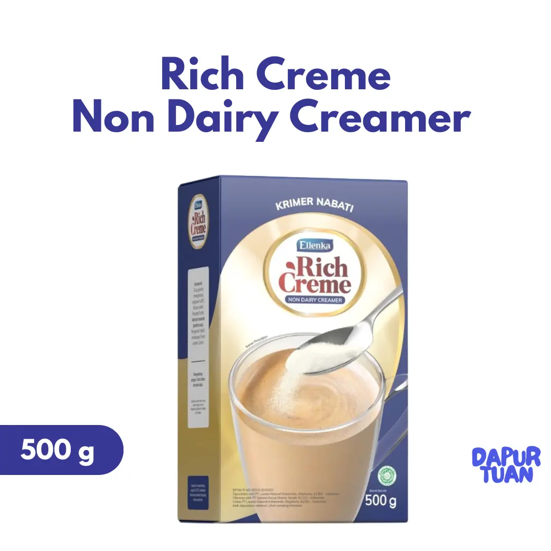 RichCreme NON DAIRY Krimer Bubuk Nabati Tanpa Susu Serbaguna 500 g