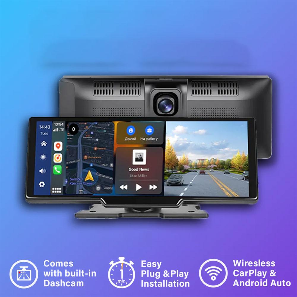 Adinka Dashcam Mobil Detachable Depan Belakang Dual Camera 4K - D1026-DA