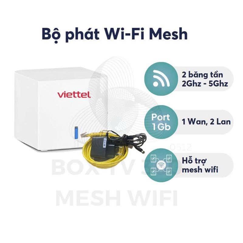 Mesh Wifi Viettel H196A -FULL HỘP-Đã UNLOCK- Dùng đa Mạng