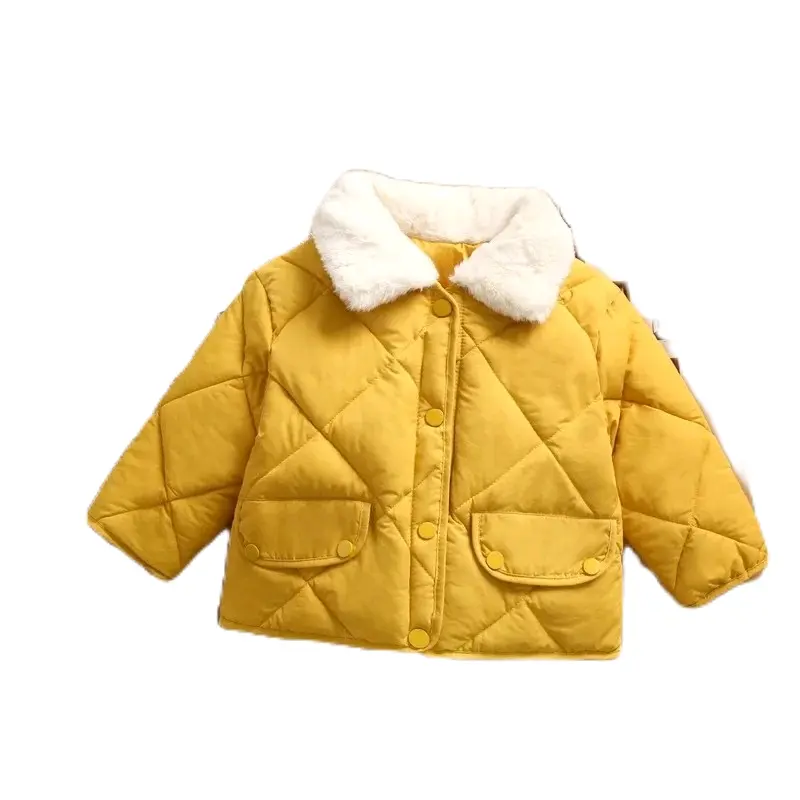 Jaket mentel anak jaket gelembung anak wanita Bulu