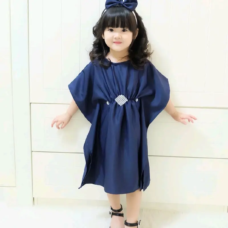 Kaftan bayi dan anak perempuan bahan balotely 0-2tahun (Set bando) 1