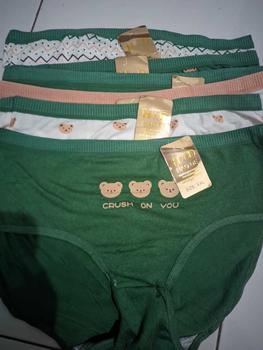 Product Review of 12Pcs CD CS07 Celana Dalam Wanita Lucu Katun Motif  Art Cewek Spandex Dewasa Remaja from V** ** 2