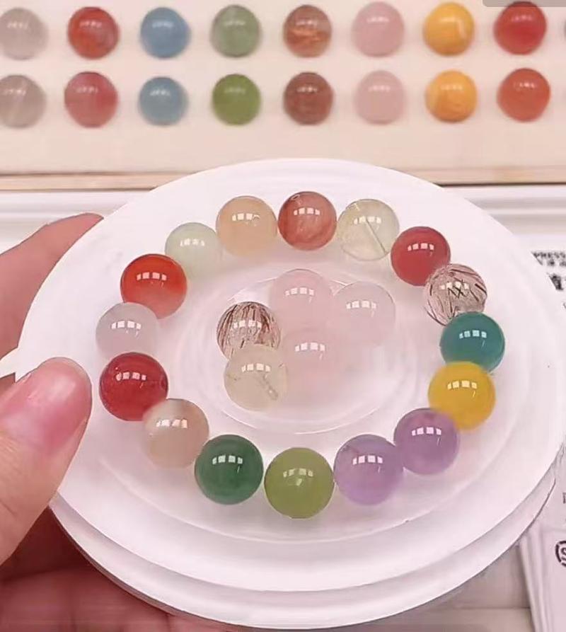Product Introduction of 【 Bead Size: 11+-12mm Single Bead 】 Take one order and open five packs of crystals with a diameter of 11+mm -12mm 3