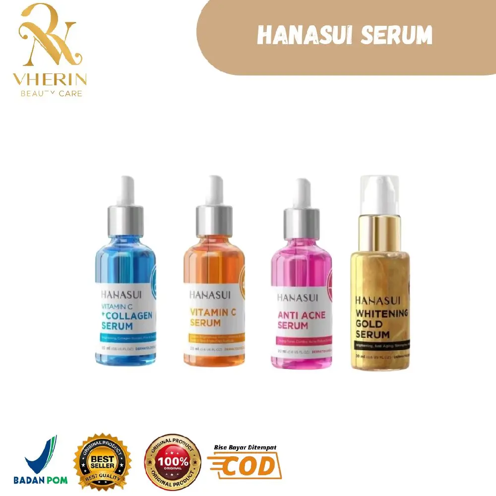 Hanasui Serum Collagen/Vit C/Anti Acne/Gold