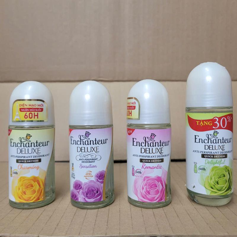 Lăn khử mùi Enchanteur trắng da / hương nước hoa Pháp tinh tế, không để lại vệt…
