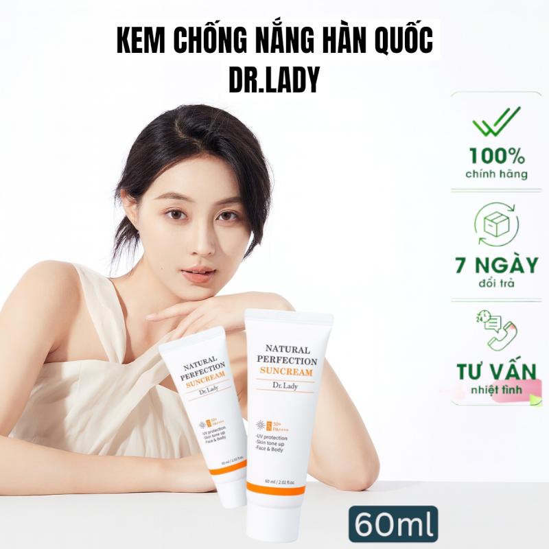 ( Chính Hãng ) Kem chống nắng Hàn Quốc DR.LADY dưỡng trắng nâng tông, kiềm dầu tốt giữ tông tới 16h skinca suncream, chăm sóc da