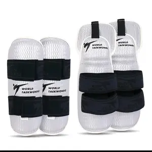 Satu Set Pelindung Kaki Tangan Taekwondo / Deker Taekwondo / Arm Hin Guard Taekwondo / Alat Pelindung Taekwondo Full Sampai Lengan
