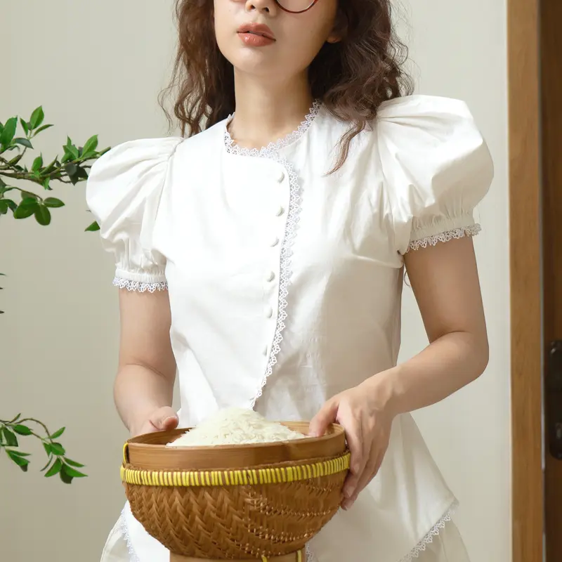Rice Blouse - OWNION Lebaran Collection | Atasan Katun Wanita | Blouse Renda Wanita 6