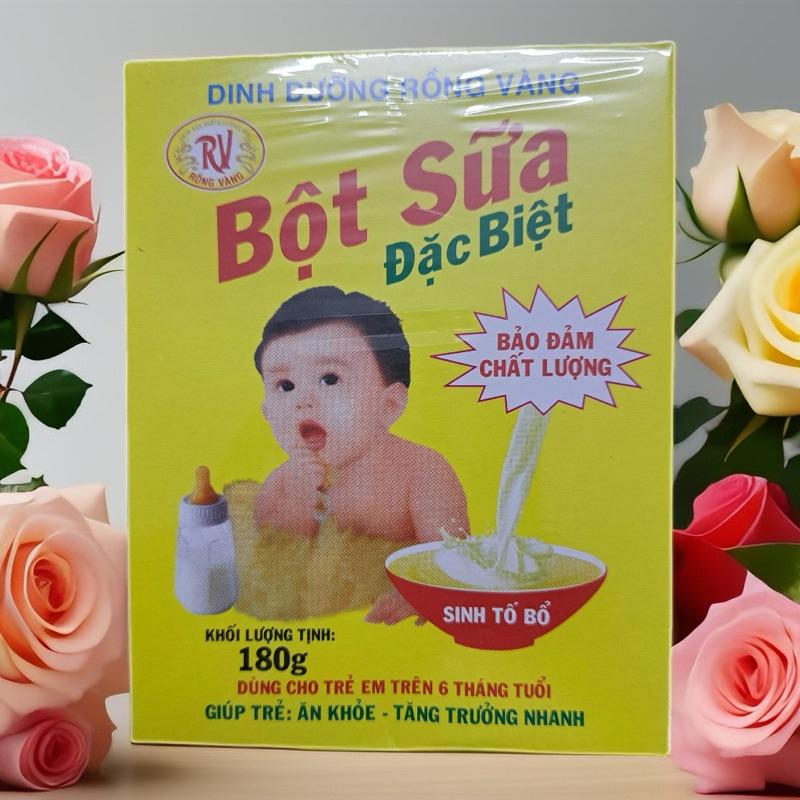 (Combo 2 hộp)Bột Sữa Dinh Dưỡng Rồng Vàng Tuổi Thơ - Cho Bé Từ 6 Tháng 180gr