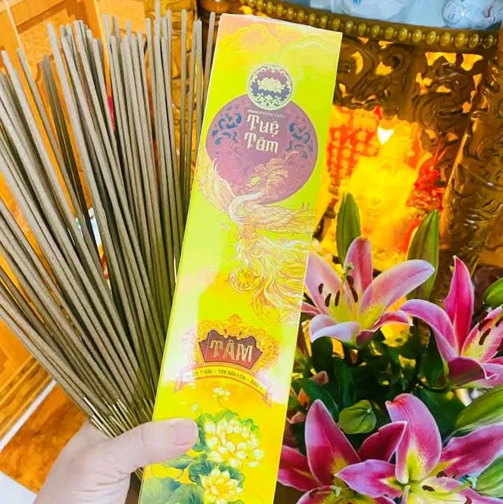 Alofa Nhang Phong Thủy Tuệ Tâm 114 Nén - Sản Phẩm Tự Nhiên An Toàn Cho Sức Khỏe & May Mắn 5