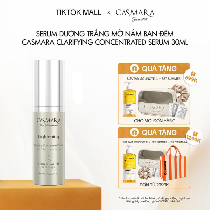 Serum Dưỡng Trắng Mờ Nám Ban Đêm CASMARA Clarifying Concentrate