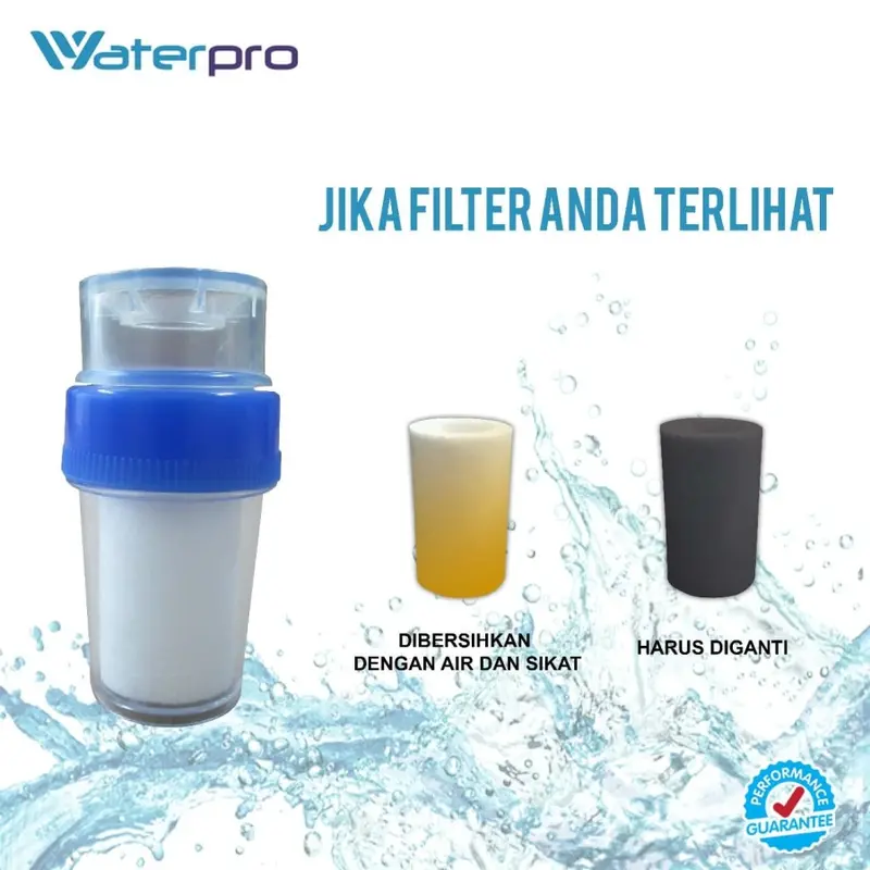 Refill Filter Kran Penyaring Air keran Waterpro Kuning 3