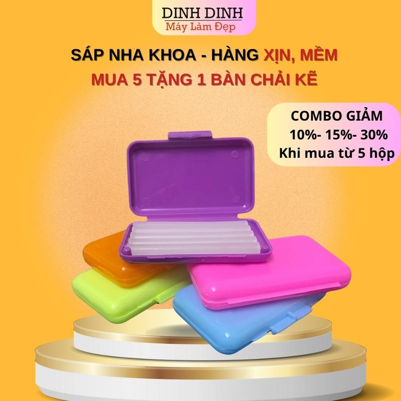  Sáp nha khoa niềng răng  chọn mùi  sáp chỉnh nha 5 thanh sáp bôi niềng răng giảm đau loại tốt - Dinh Dinh 