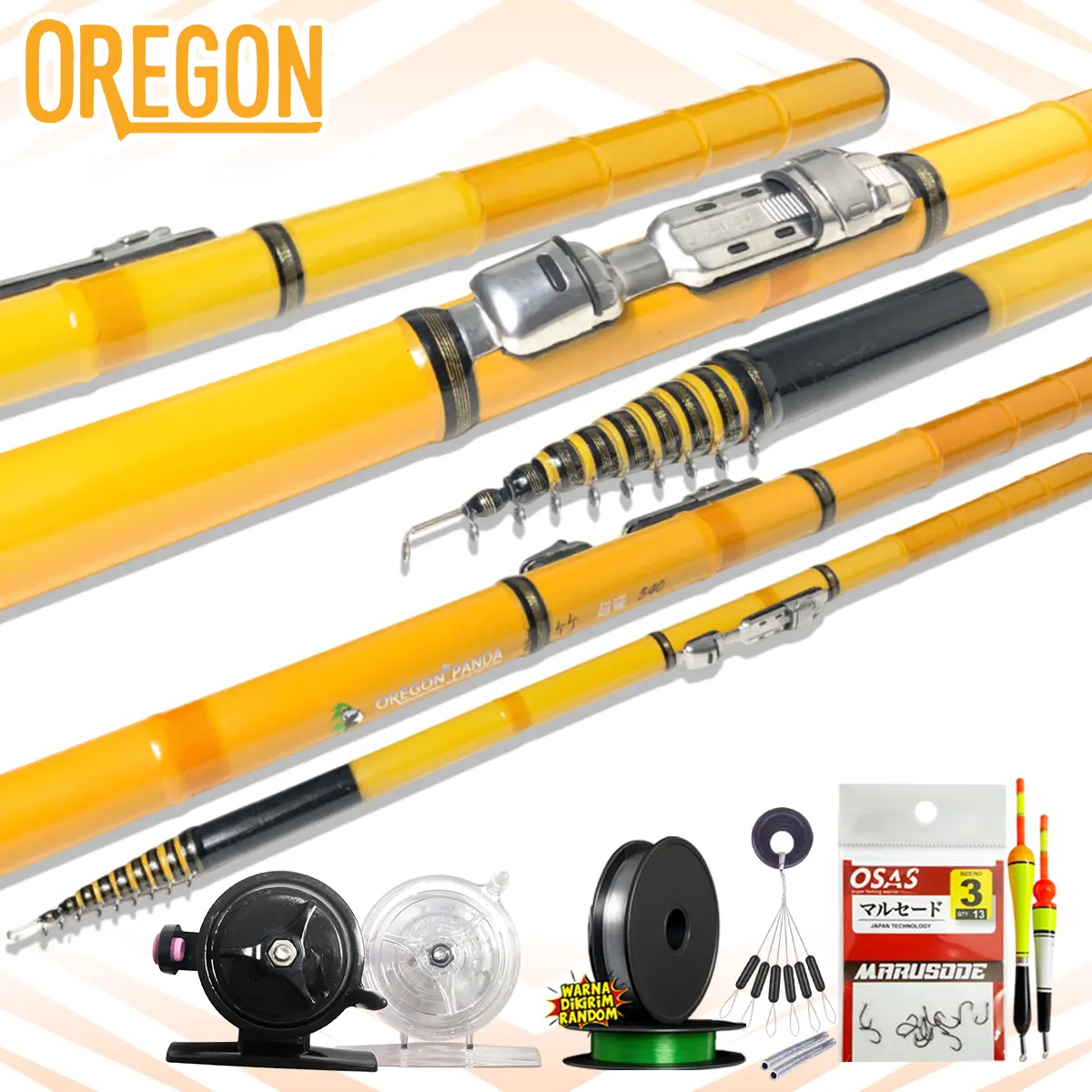 Set Lengkap Tegek Kolong OREGON PANDA & TIRAI BAMBU Tinggal Pakai COD GRATIS ONGKIR Jig