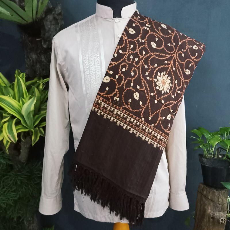 SORBAN BATIK MOTIF KASHMIRI BAHAN RAYON HALUS DAN LEMBUT sorban batik harisa palid 1