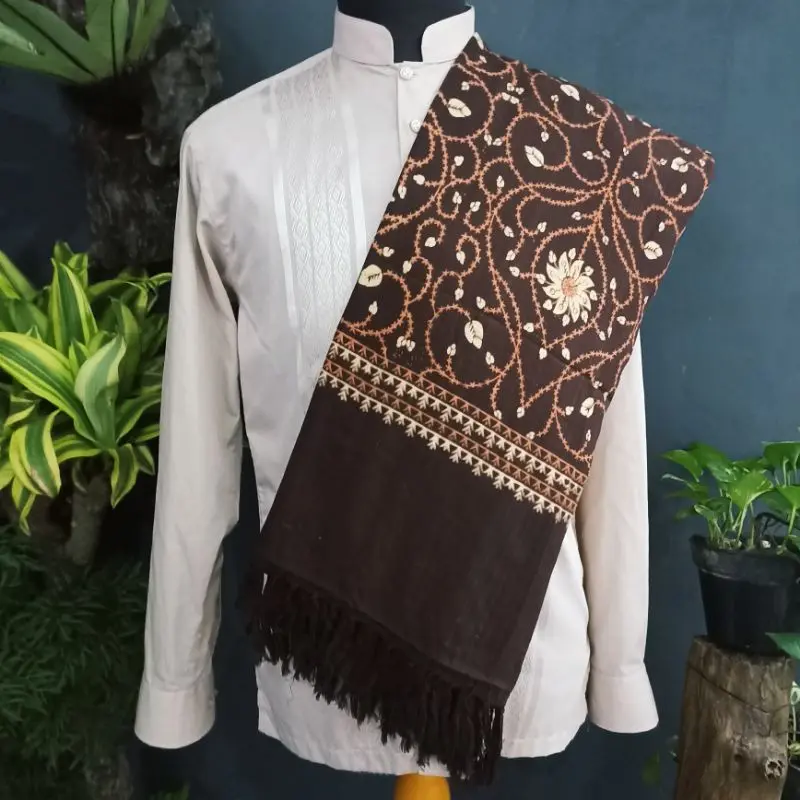 SORBAN BATIK MOTIF KASHMIRI BAHAN RAYON HALUS DAN LEMBUT sorban batik harisa palid 1