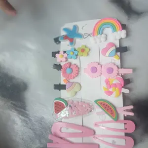 14PCS SET JEPITAN RAMBUT ANAK FASHION MODEL KOREA JEPIT RAMBUT ANAK  LUCU AKSESORIS RAMBUT ISI 14 - GK