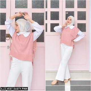Rompi Rajut Andin Vest Tali Andin Ootd Hijab 2