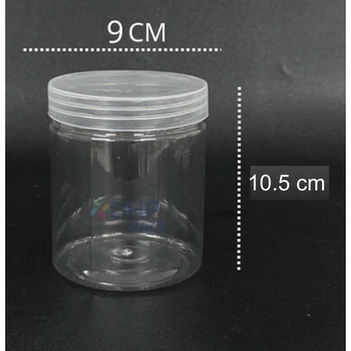 Gambar Toples Plastik 600ml Tutup Ulir Tabung Bulat Food Grade TP307TP - 600 ml dari Toko Online Jempol Kota Administrasi Jakarta Pusat Tokopedia