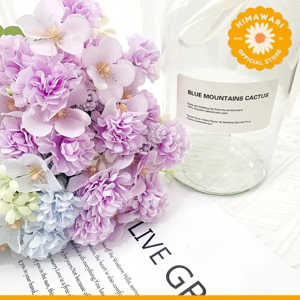 HIMA - Bunga Bouquet Hiasan BUKET 215 Artifisial Dekorasi - GROSIR