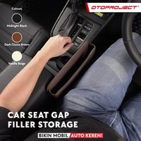 Gambar Otoproject - Car Seat Gap Filler Storage Midnight Black | Tempat Penyimpanan Samping Jok Mobil - MIDNIGHT BLACK  dari Otoproject Kab. Tangerang 2 Tokopedia