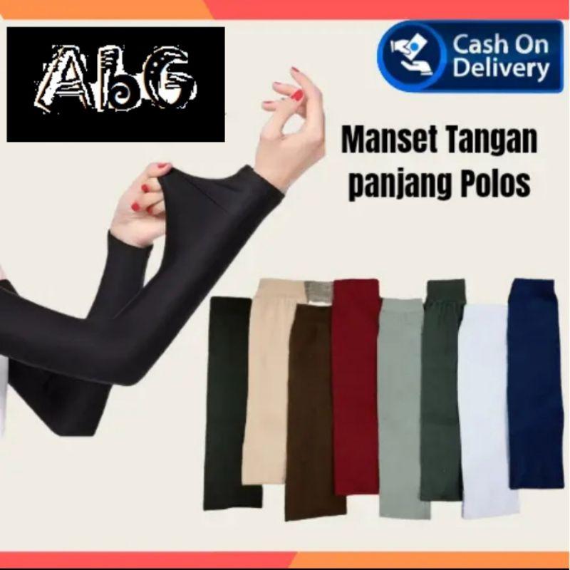 TERMURAH SEPASANG MANSET TANGAN SELENGAN / HANDSOCKS PRIA WANITA / KAOS TANGAN 0