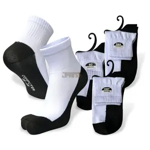 Kaos kaki anak sekolah pendek SD. 3 Pasang cocok untuk remaja dan dewasa pria wanita Fashion