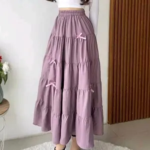 Rok Peony Pita Coquette Wanita Rok Pita Empat Susun Korean Style Muslim dengan Desain Elegan dan Nyaman