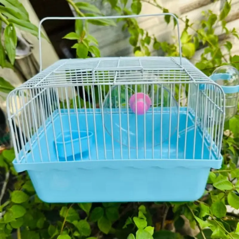 ￼Lồng hamster - Lồng KHAY CAO MÀU, lồng mini full phụ kiện, lồng ngũ sắc hamster 3