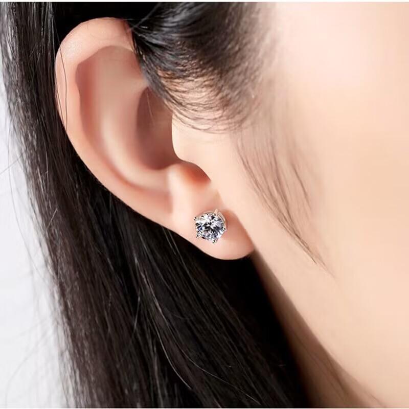 Product Introduction of New Fashion Diamond Earrring Women Designer Discount S999 Silver Earrings Jewelry Online For Sale 2