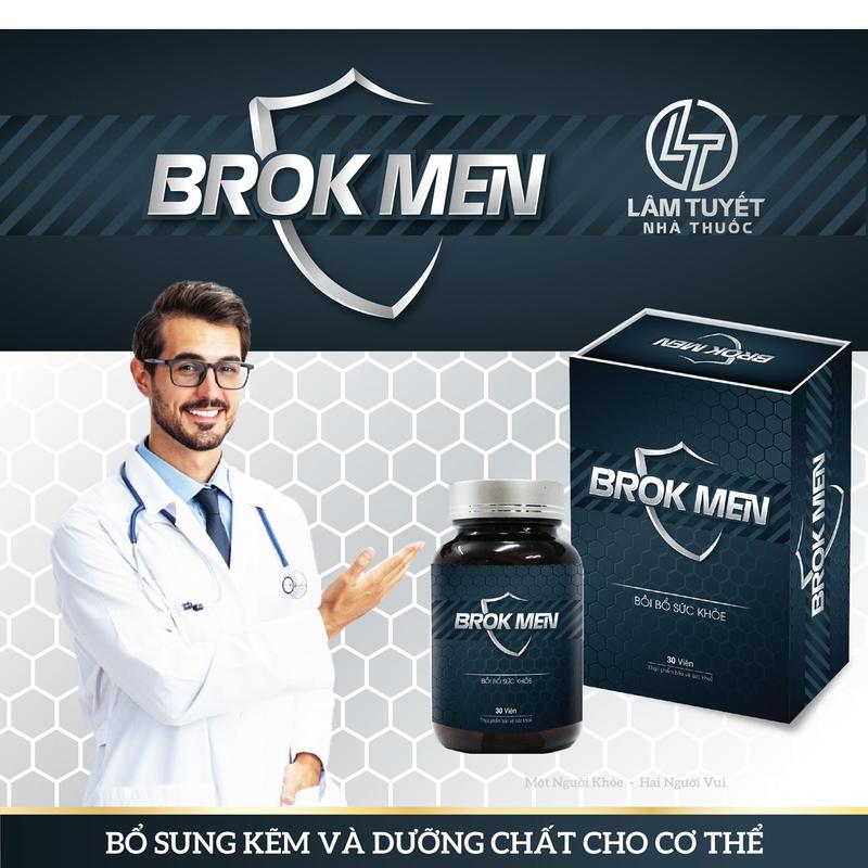 MS03 Quà tặng 1 hộp viên uống Brock- men bổ sung kẽm giúp ăn ngon ngủ tốt tăng đề kháng