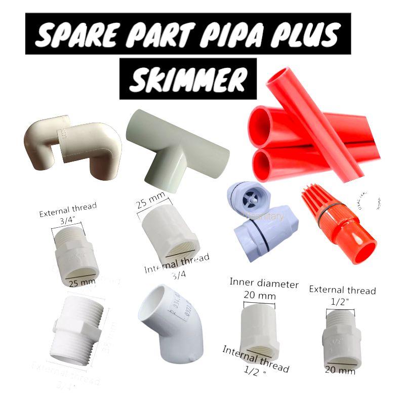SPARE PART PIPA MERAH PLUS SKIMMER LENGKAP RANGKAI SENDIRI - Shop ...