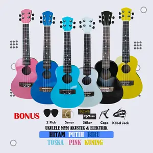 Ukulele Warna Warni MYMCA Elektrik PS 900