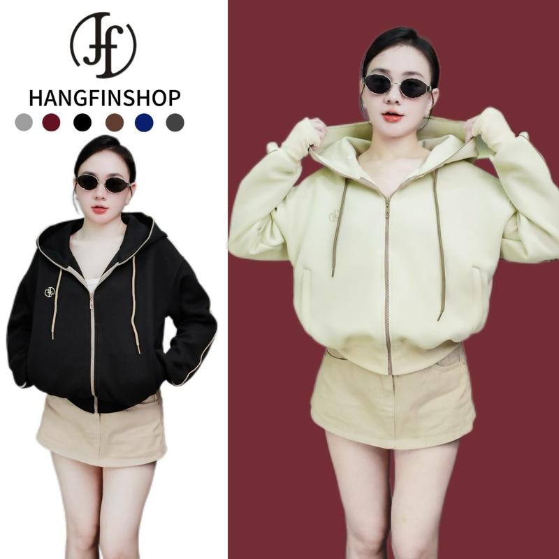   F2  Áo Khoác Chạy Mí Viền Thêu Chất Liệu PC COTTON Mịn Dày Dặn Hàng Đẹp Chất Lượng Full 6 Túi by HangFinShop 