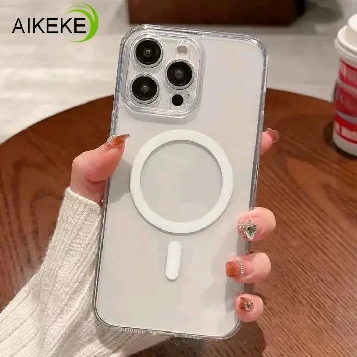 Case Casing For Oppo RENO 13 13F 4G 5G MAGSAFE TPU CLEAR KORI Magnetic Wireless Transparan Softcase Silicone. 5