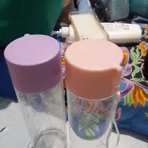 B ( B23 ) BOTOL MINUM PORTABEL CUP HIGH QUALITY 800 ML Bottles Kitchenware Plastik Sedotan Souvenir Tali Water