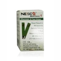 Gambar NESCO MULTICHECK 1 GLUCOSE TEST STRIPS BOX 25 PCS dari Apotek Sehati Depok by GoApotik Kota Depok 3 Tokopedia