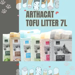 Arthacat Pasir Kucing Gumpal Soya - Tofu Clumping Cat Litter 7Liter/ Pasir Tofu/ Pasir Soya