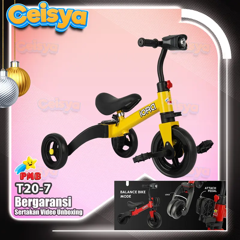 Sepeda Roda Tiga Anak  // Sepeda Keseimbangan Anak // IORA T20-7 3