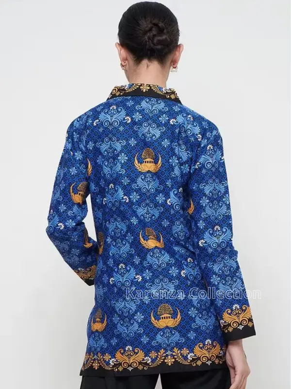 Batik Korpri Lapis Furing / Seragam KorpriI Wanita Terbaru 2023 / Seragam Kerja Batik Wanita Premium // Batik Guru Katun C40s Jumbo batikpns 4