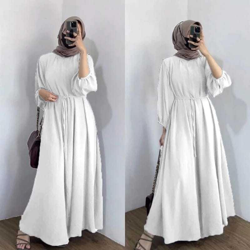 DANIRA DRESS GAMIS POLOS KATUN MICRO GAMIS BUSUI Fit Muslim 6