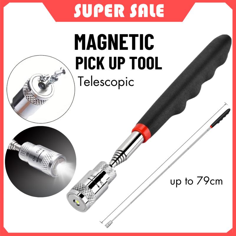 Led Picker Telescopic Magnetic Picker with LED Light Magnetic Rod Stick - TikTok ...