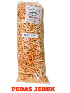 PILUS TONGKOL Cemilan Kerupuk Ikan 1kg Snack Gurih Asin Renyah Enak Halal Food Pedas 8 Varian Rasa Best Seller - Camilan