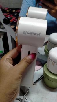 Product Review of (COD)Bravhom Kipas Angin Mini Portable 3IN1 Aromaterapi 3 Kecepatan Lampu Warna Warni Phone Holder FN16 from h**4 2