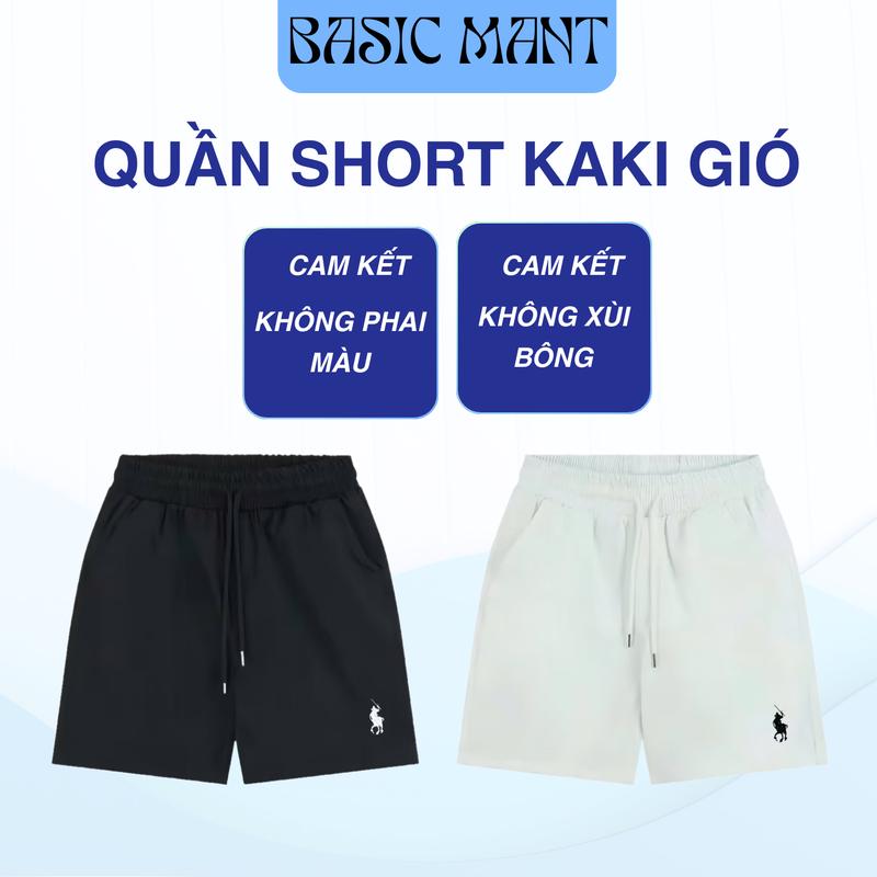 (COMBO 2) Quần Short Kaki Gió Nam – Quần Đùi  – Quần Lửng Nam , Chất Liệu Kaki Gió Lưng Thun Vải Thoải Mái Vận Động 1