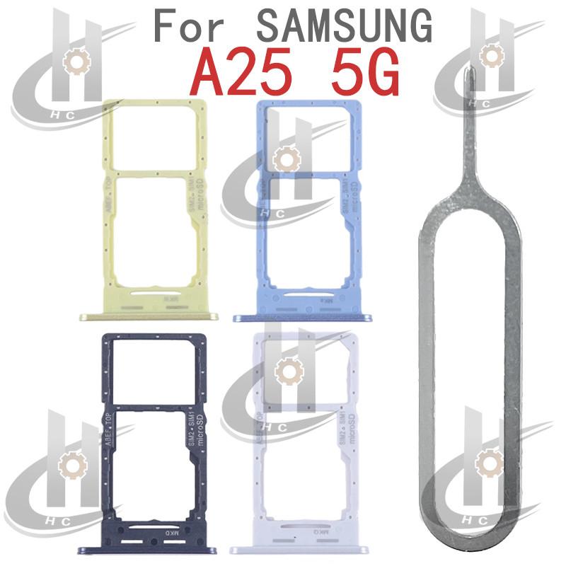For Samsung Galaxy A25 5G A256 Sim Card Tray Slot Holder Card Holder Reader SD…