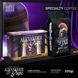 Biji Kopi Arabika ALEXANDER LE GRAPE Coffee Bean Arabica Bubuk Coffe by Sakha Coffee