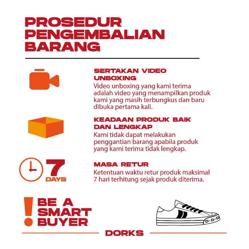 Diskon Dorks - Metro Low Black Sepatu Sneakers Casual Pria Wanita 8